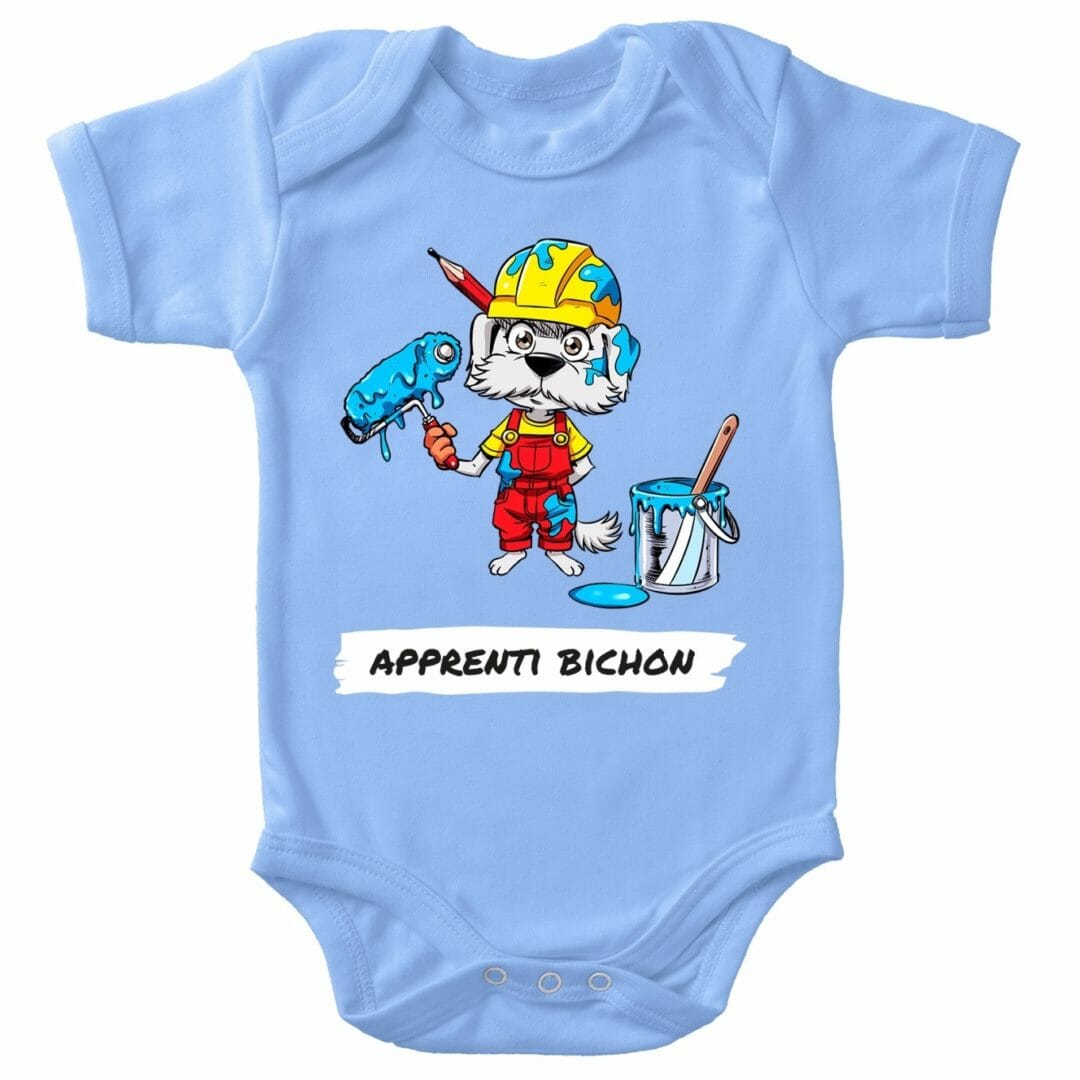 Body Bébé Apprenti Bichon