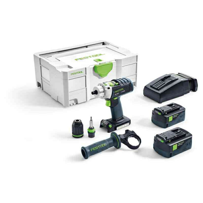 Perceuse visseuse à percussion PDC 18/4 LI 5,2ah PLUS FESTOOL 574702
